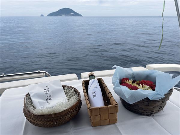 委託コース　献花　献酒